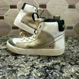 Nike Kids Blazer Mid 77, White And Red , Size 11C